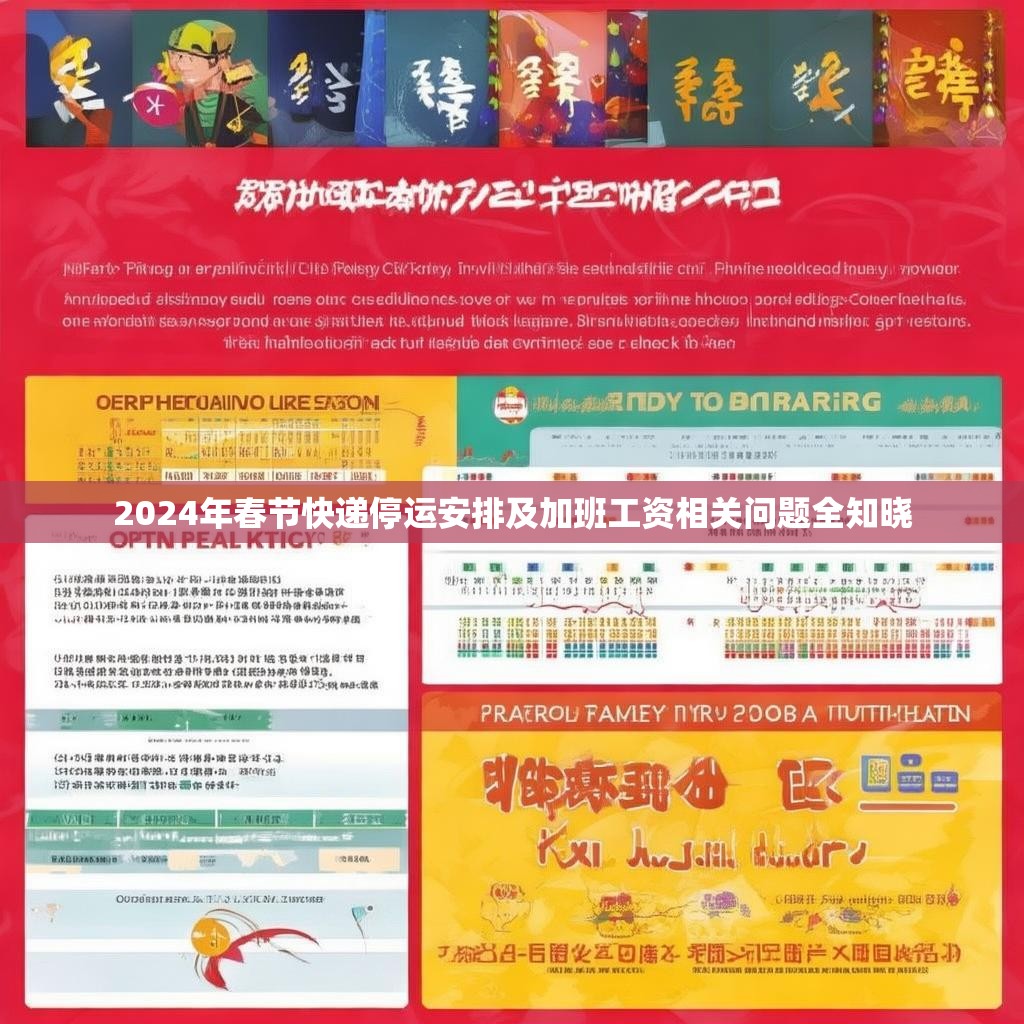 2024年春节快递停运安排及加班工资相关问题全知晓