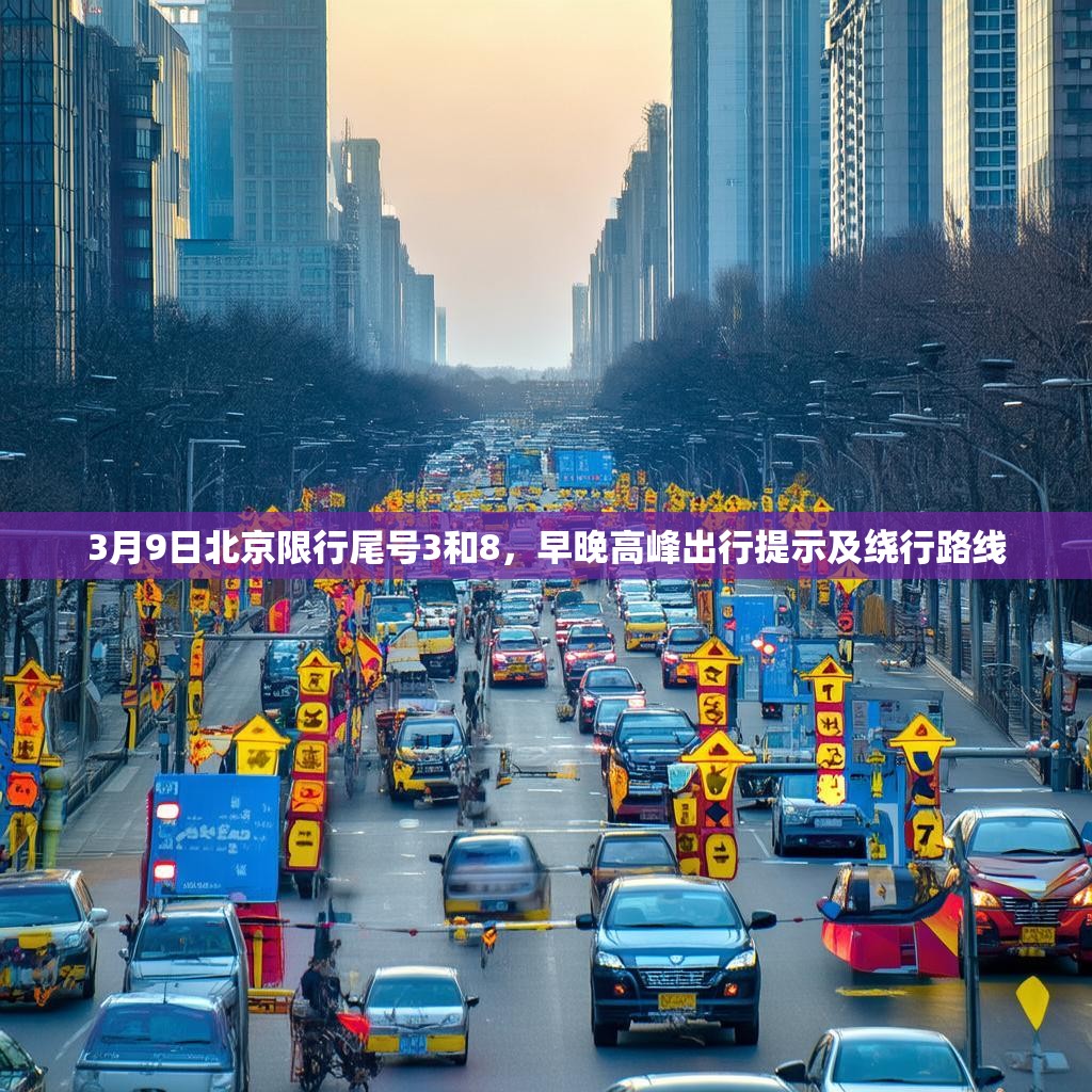 3月9日北京限行尾号3和8，早晚高峰出行提示及绕行路线