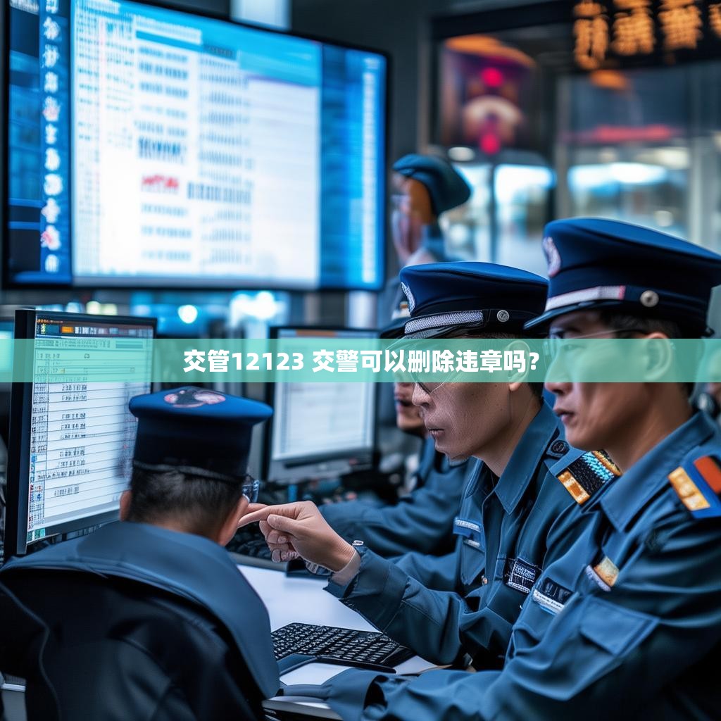 交管12123 交警可以删除违章吗？