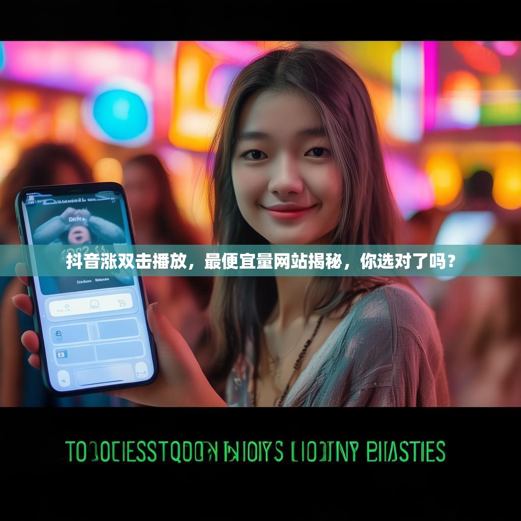 抖音涨双击播放,最便宜量网站揭秘,你选对了吗?