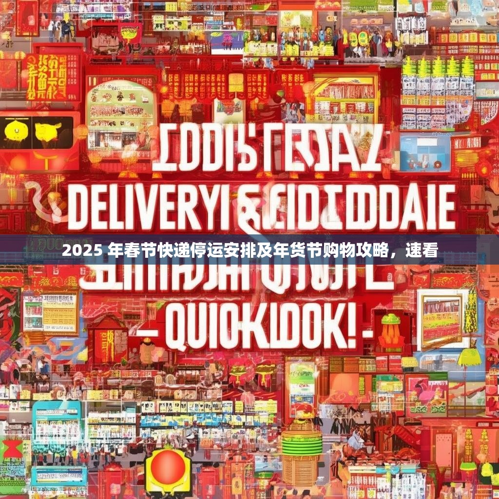 2025 年春节快递停运安排及年货节购物攻略,速看