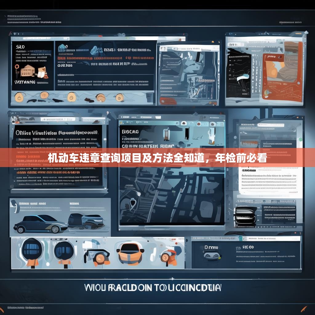 机动车违章查询项目及方法全知道,年检前必看