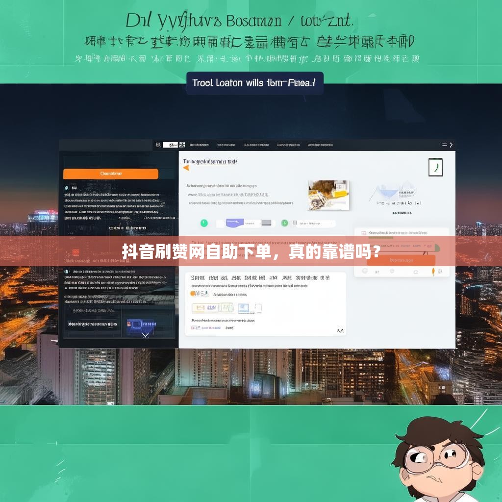 抖音刷赞网自助下单,真的靠谱吗?
