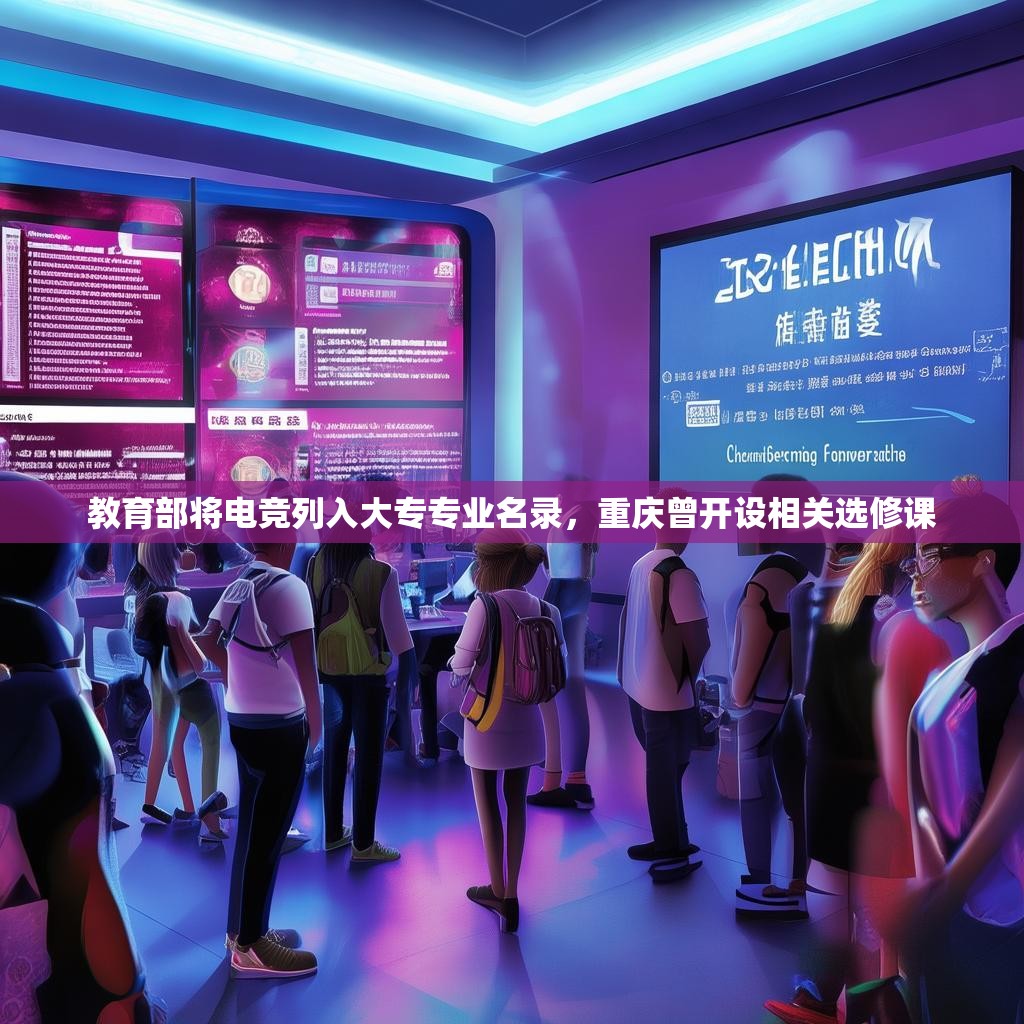 教育部将电竞列入大专专业名录，重庆曾开设相关选修课