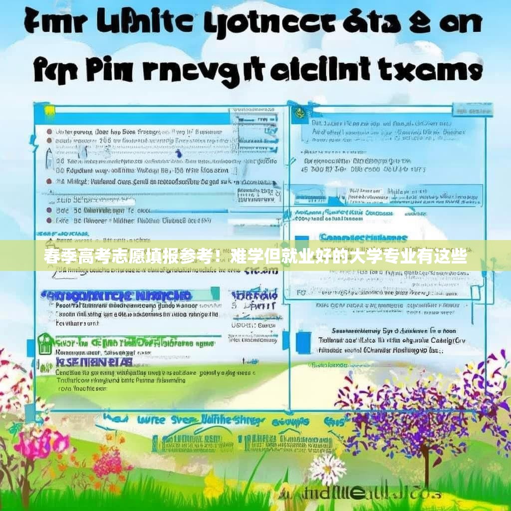春季高考志愿填报参考！难学但就业好的大学专业有这些
