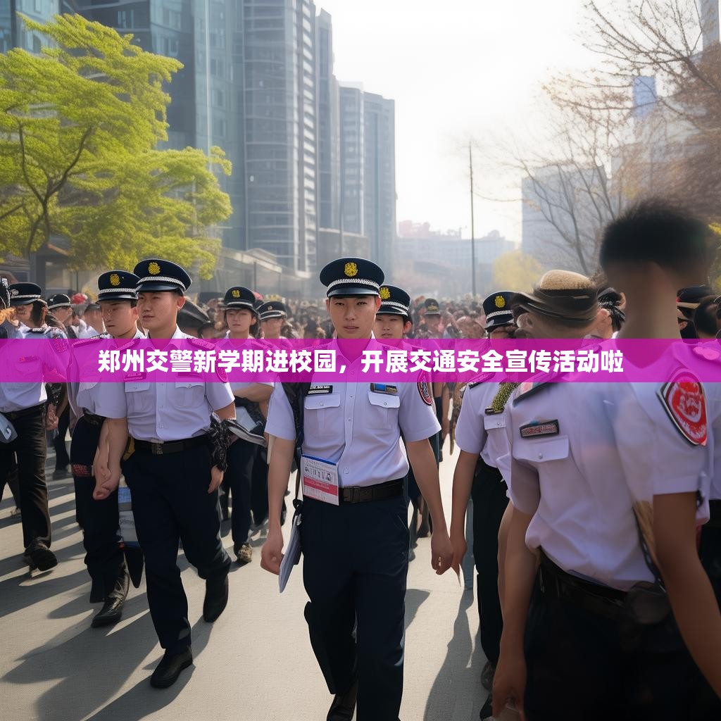 郑州交警新学期进校园，开展交通安全宣传活动啦