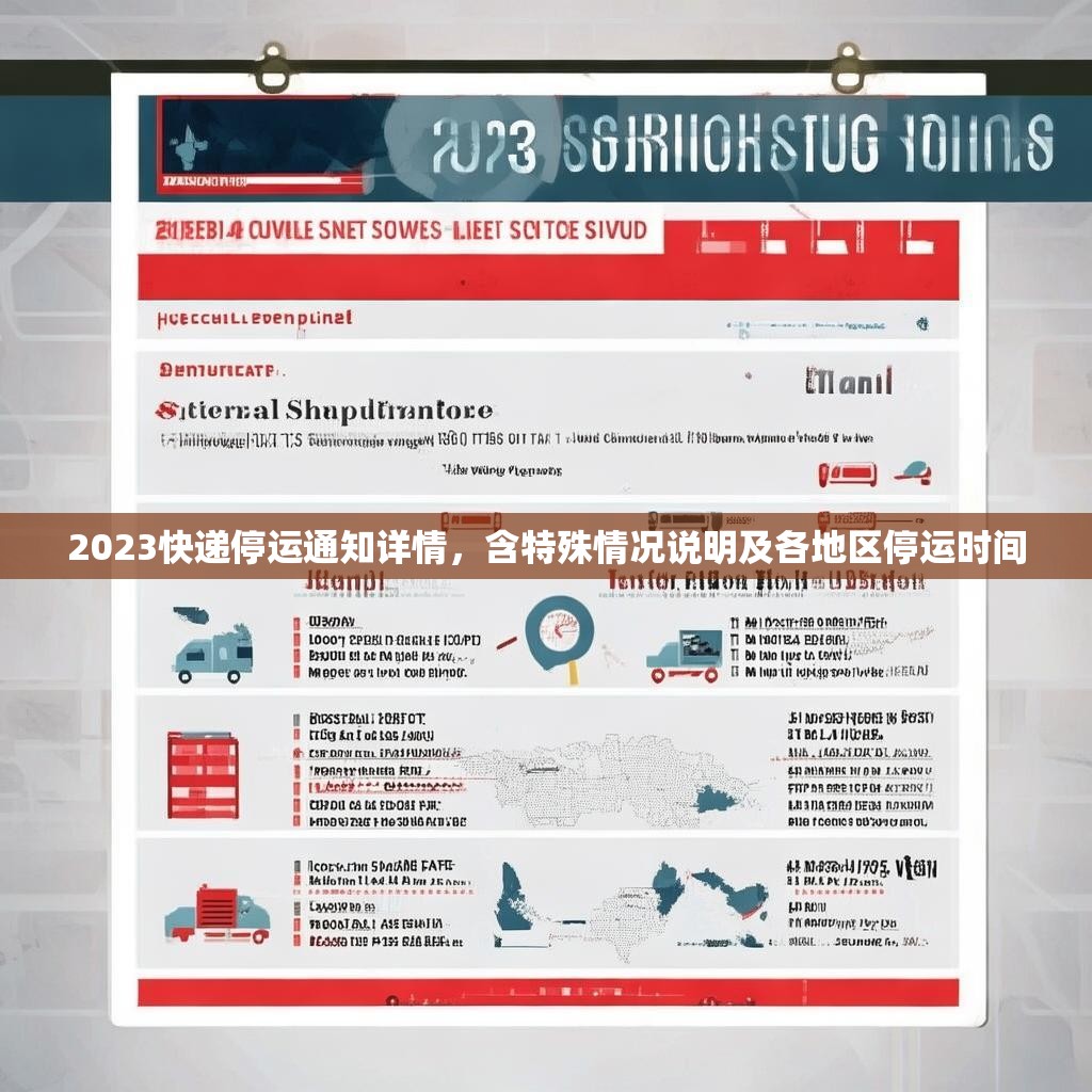 2023快递停运通知详情，含特殊情况说明及各地区停运时间
