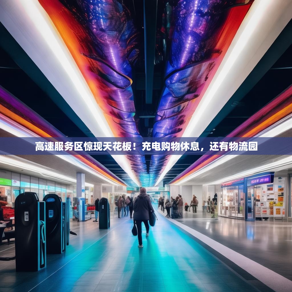 高速服务区惊现天花板！充电购物休息，还有物流园