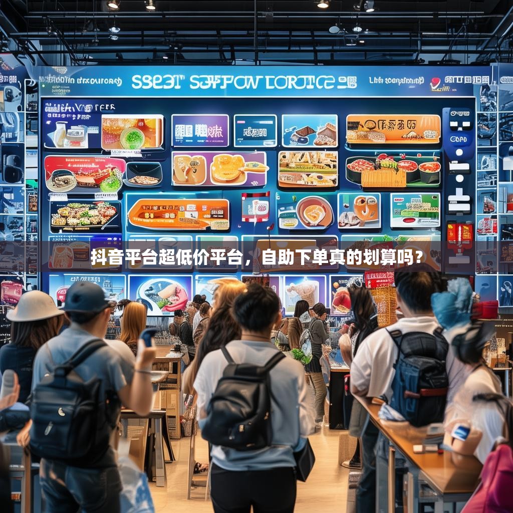 抖音平台超低价平台,自助下单真的划算吗?