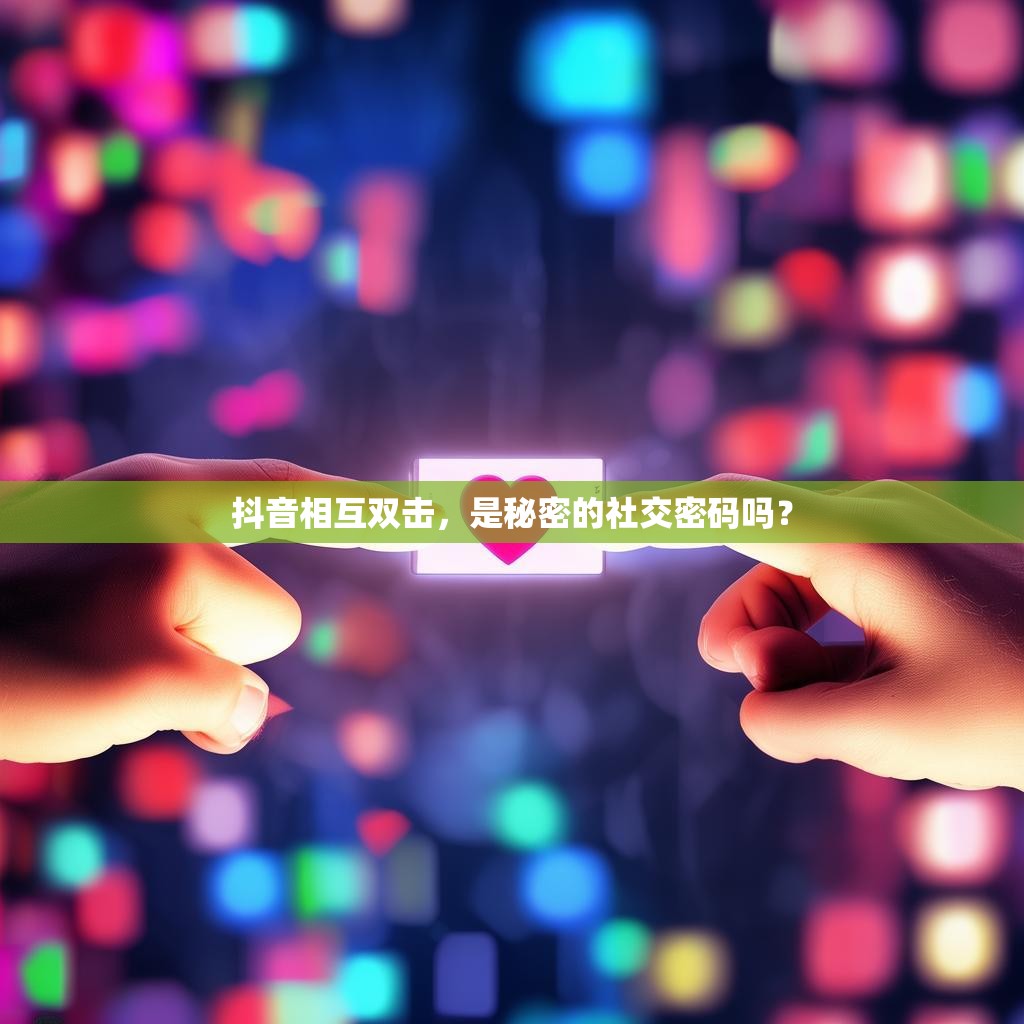 抖音相互双击,是秘密的社交密码吗?