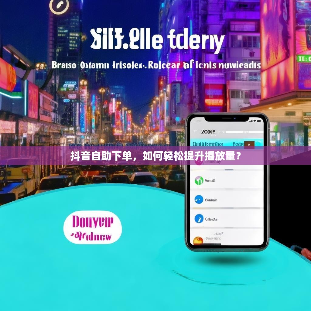 抖音自助下单,如何轻松提升播放量?