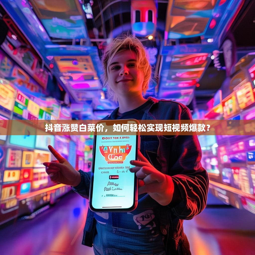 抖音涨赞白菜价,如何轻松实现短视频爆款?