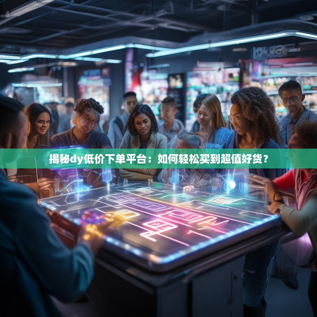 揭秘dy低价下单平台:如何轻松买到超值好货?