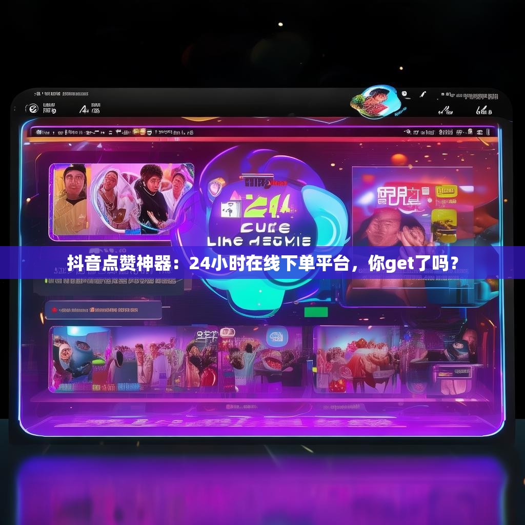 抖音点赞神器:24小时在线下单平台,你get了吗?