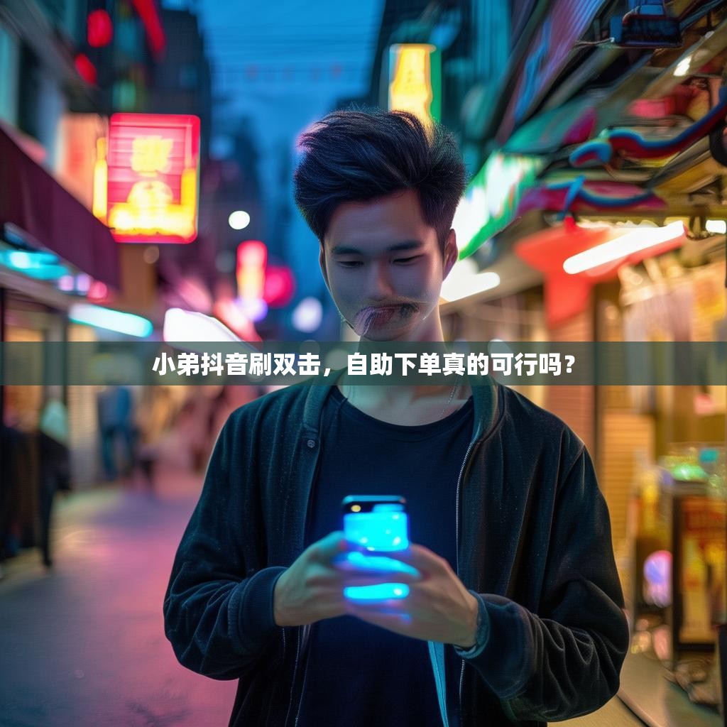 小弟抖音刷双击,自助下单真的可行吗?