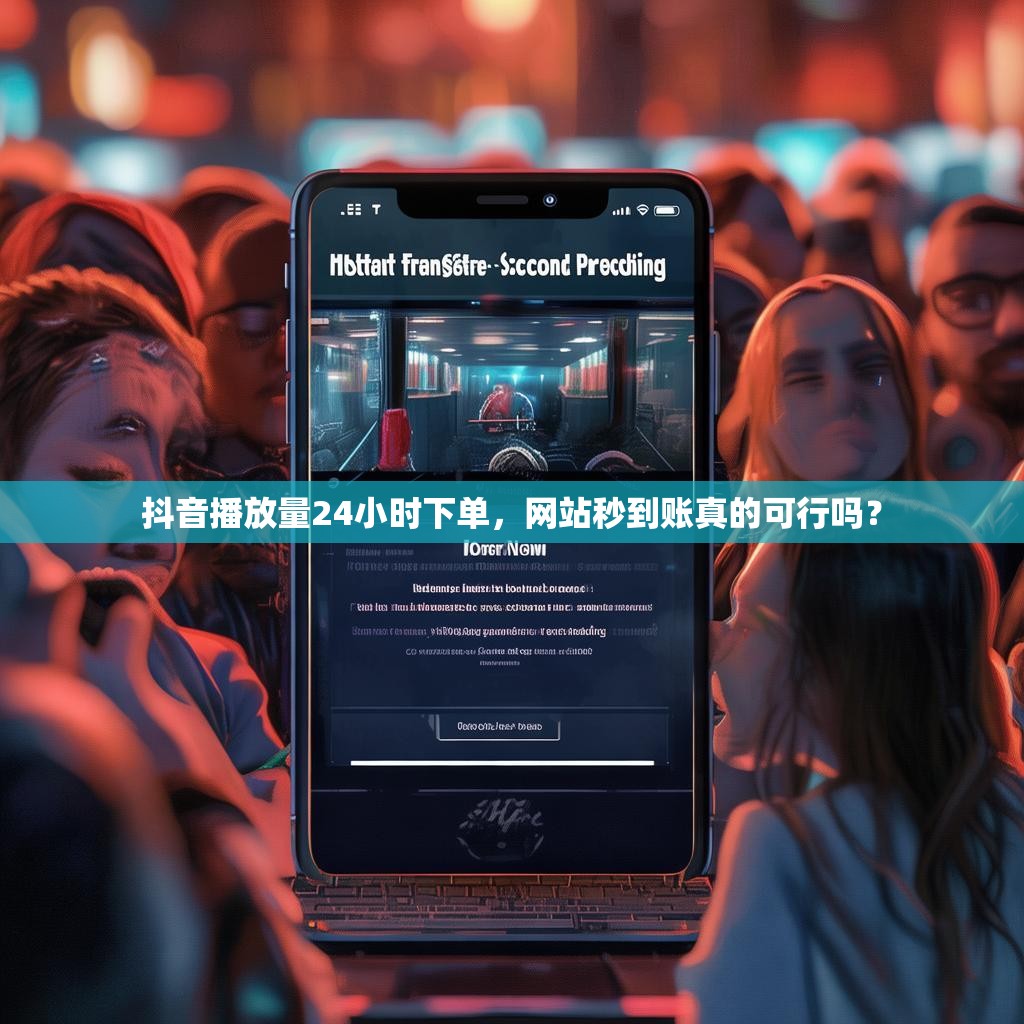 抖音播放量24小时下单,网站秒到账真的可行吗?