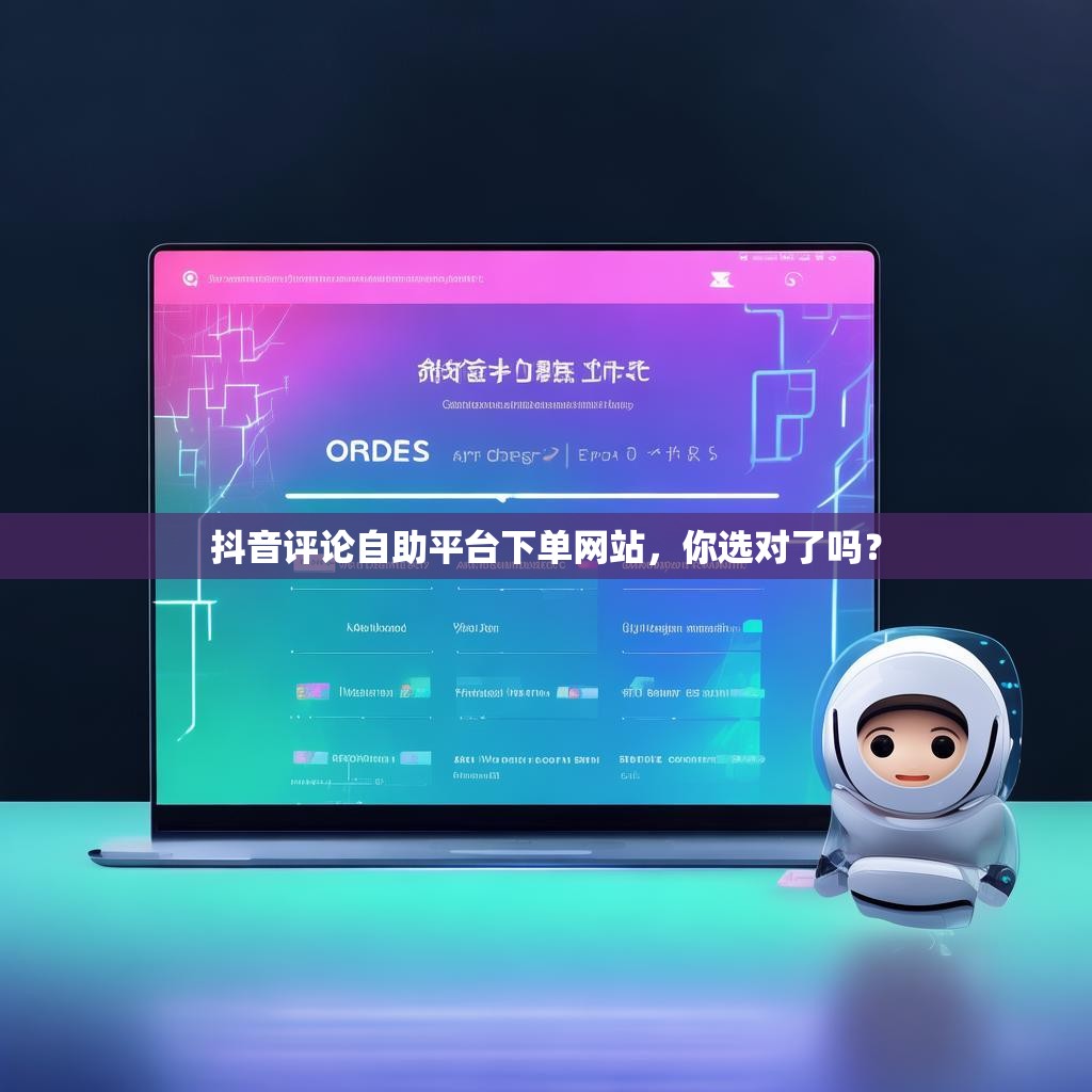 抖音评论自助平台下单网站,你选对了吗?