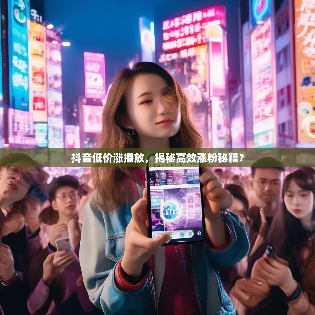 抖音低价涨播放,揭秘高效涨粉秘籍?