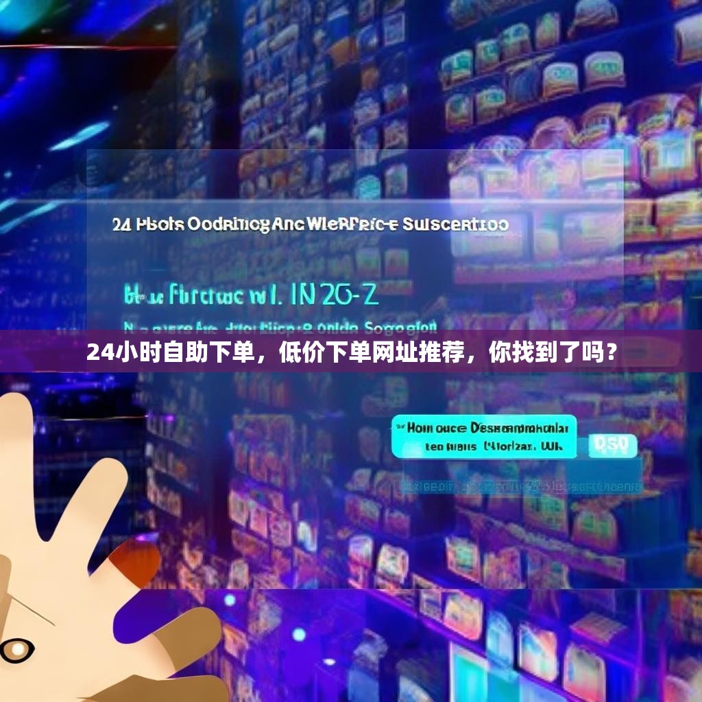 24小时自助下单,低价下单网址推荐,你找到了吗?