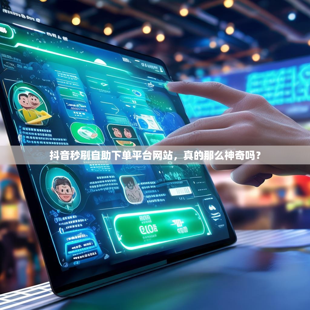 抖音秒刷自助下单平台网站,真的那么神奇吗?