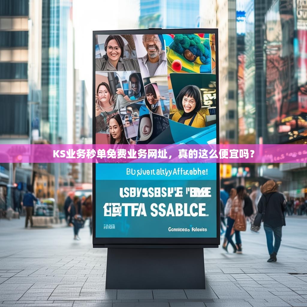 KS业务秒单免费业务网址,真的这么便宜吗?